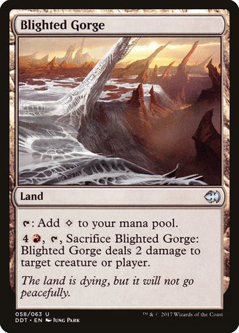 Blighted Gorge [Duel Decks: Merfolk vs. Goblins] Magic: The Gathering