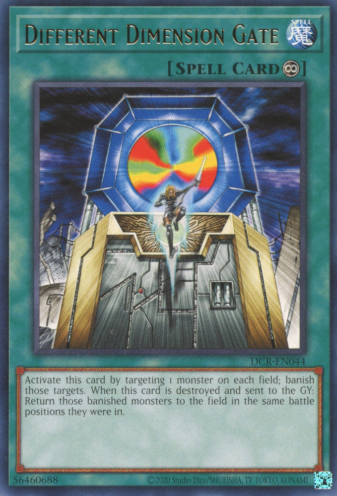 Different Dimension Gate [DCR-EN044] Rare Yu-Gi-Oh!