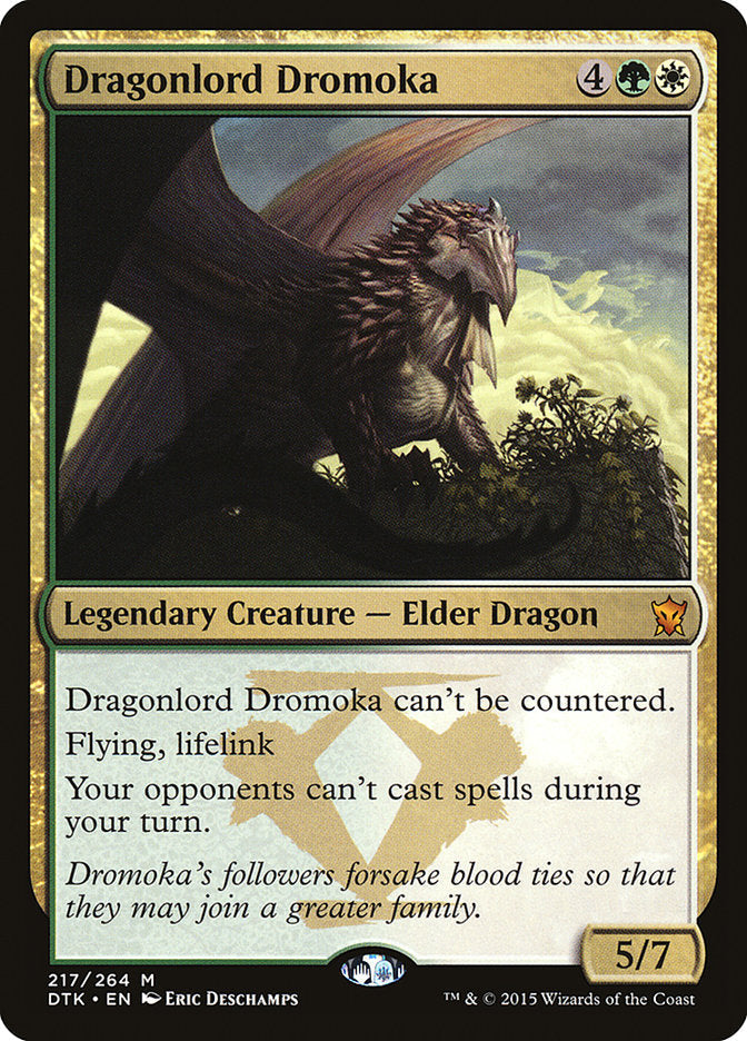 Dragonlord Dromoka [Dragons of Tarkir] Magic: The Gathering