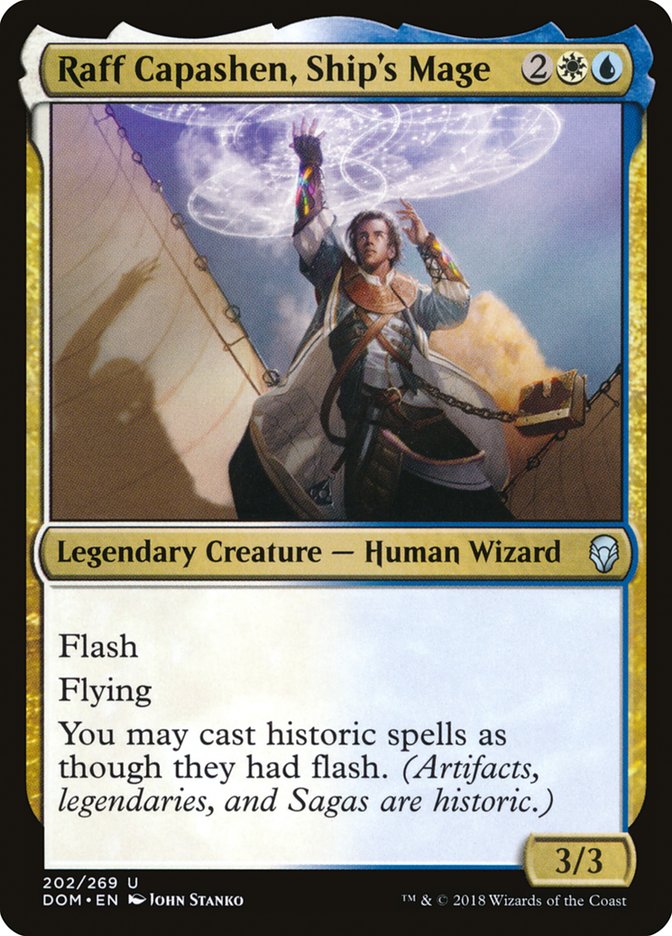 Raff Capashen, Ship's Mage [Dominaria] Magic: The Gathering