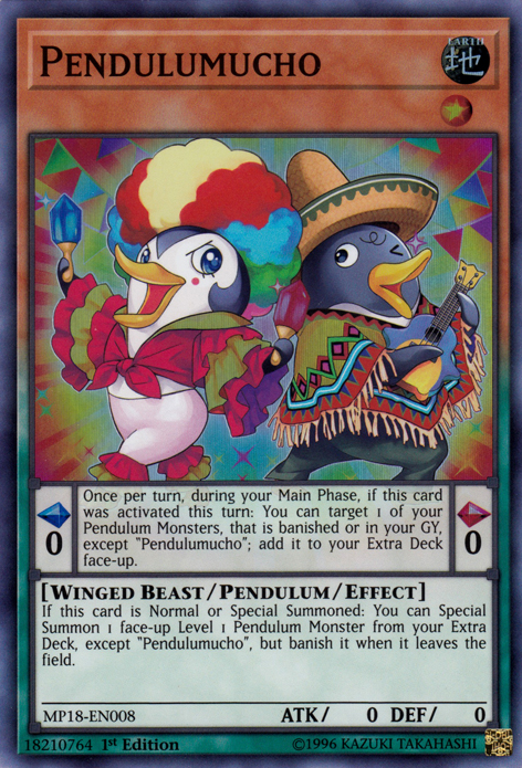 Pendulumucho [MP18-EN008] Super Rare Yu-Gi-Oh!