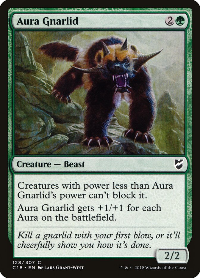 Aura Gnarlid [Commander 2018] Magic: The Gathering