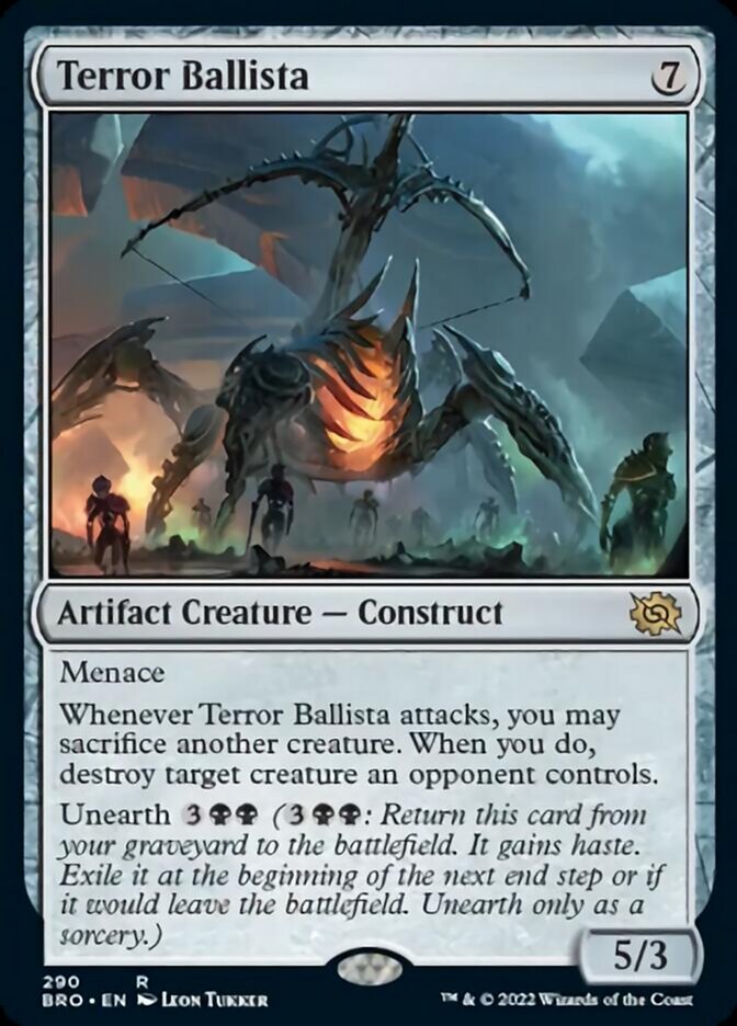 Terror Ballista [The Brothers' War] Magic: The Gathering