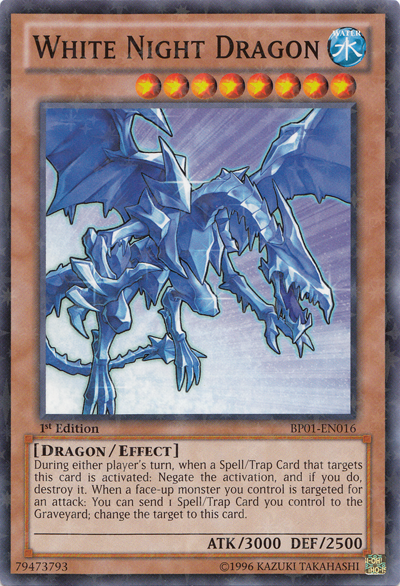 White Night Dragon [BP01-EN016] Starfoil Rare Yu-Gi-Oh!