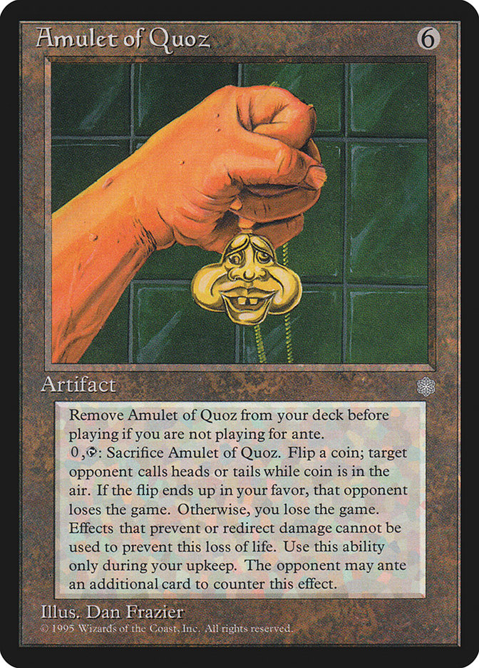 Amulet of Quoz [Ice Age] Magic: The Gathering