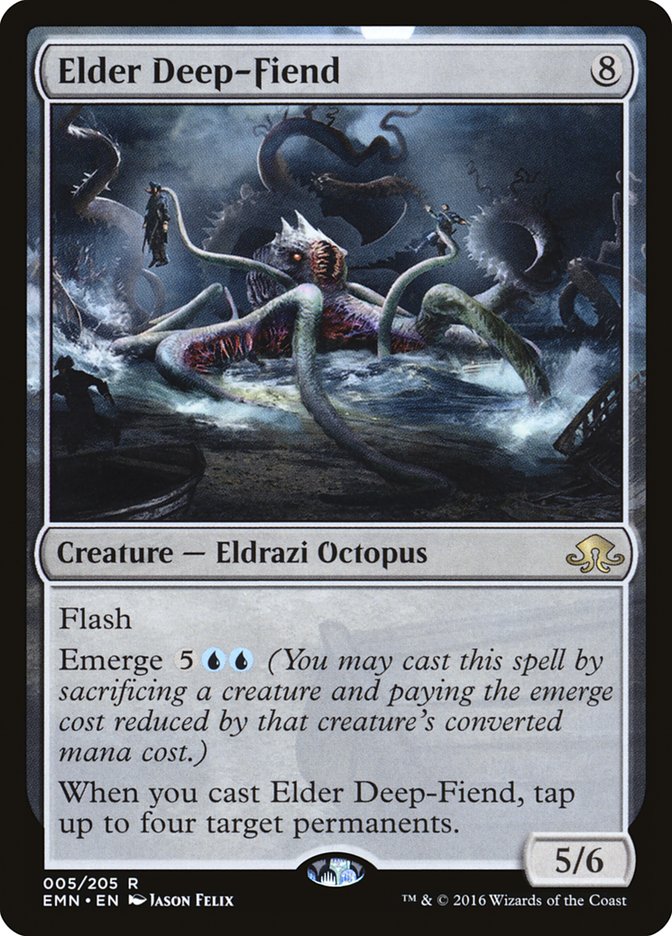 Elder Deep-Fiend [Eldritch Moon] Magic: The Gathering