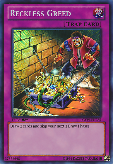 Reckless Greed [LCYW-EN285] Super Rare Yu-Gi-Oh!