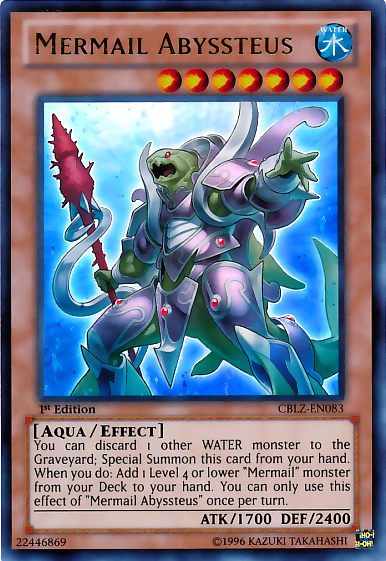 Mermail Abyssteus [CBLZ-EN083] Ultra Rare Yu-Gi-Oh!