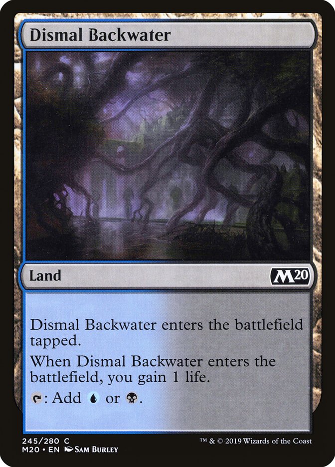 Dismal Backwater [Core Set 2020] Magic: The Gathering