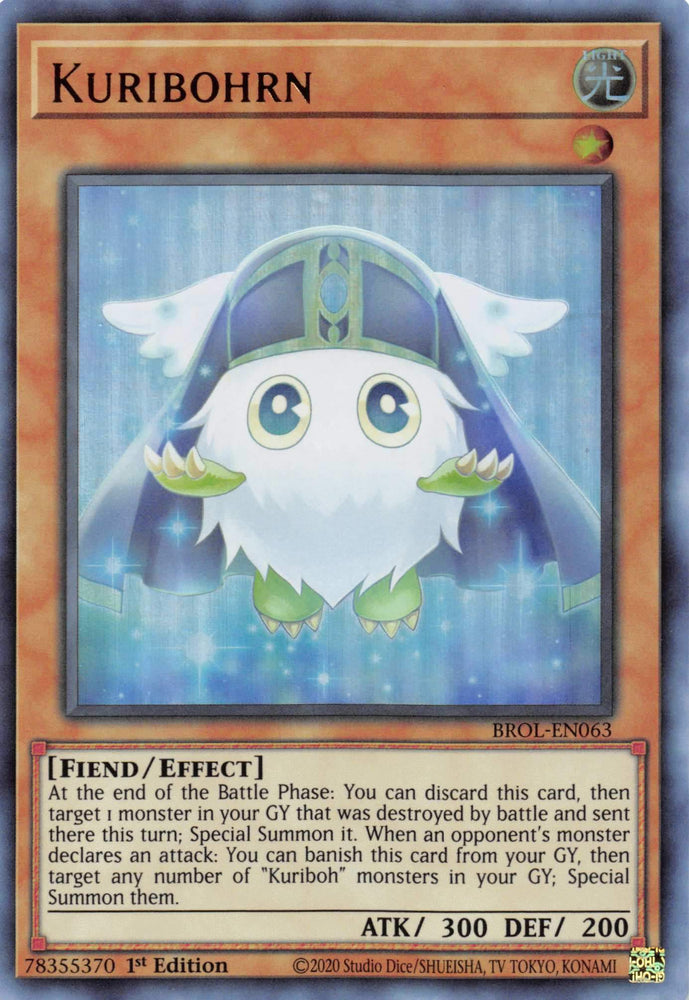 Kuribohrn [BROL-EN063] Ultra Rare Yu-Gi-Oh!