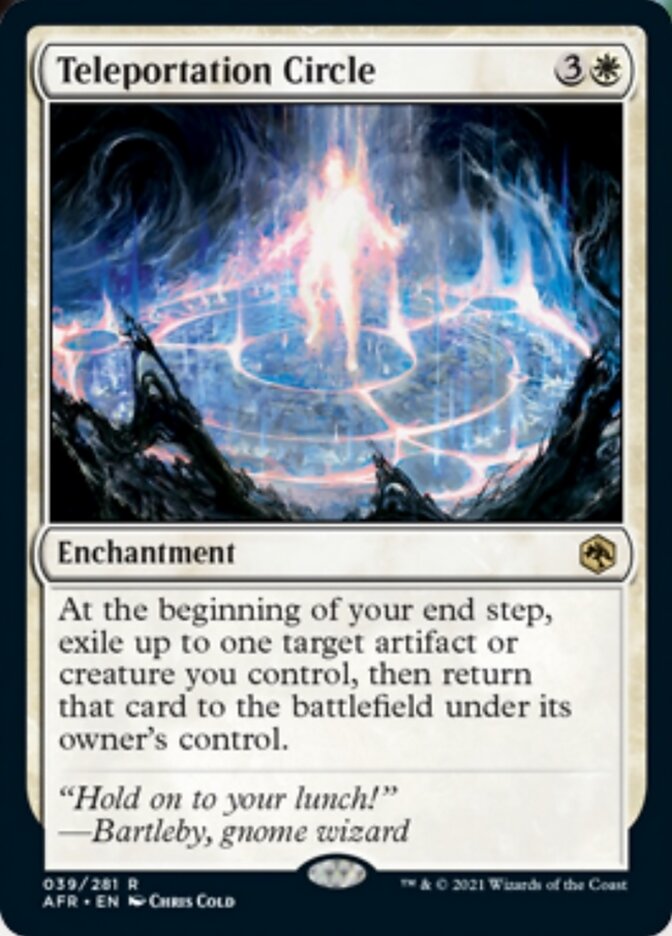Teleportation Circle [Dungeons & Dragons: Adventures in the Forgotten Realms] Magic: The Gathering