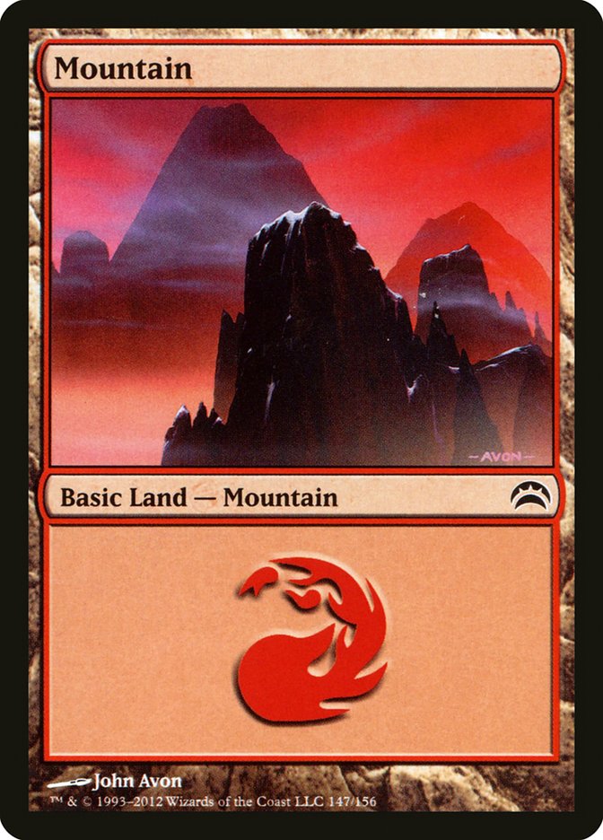 Mountain (147) [Planechase 2012] Magic: The Gathering
