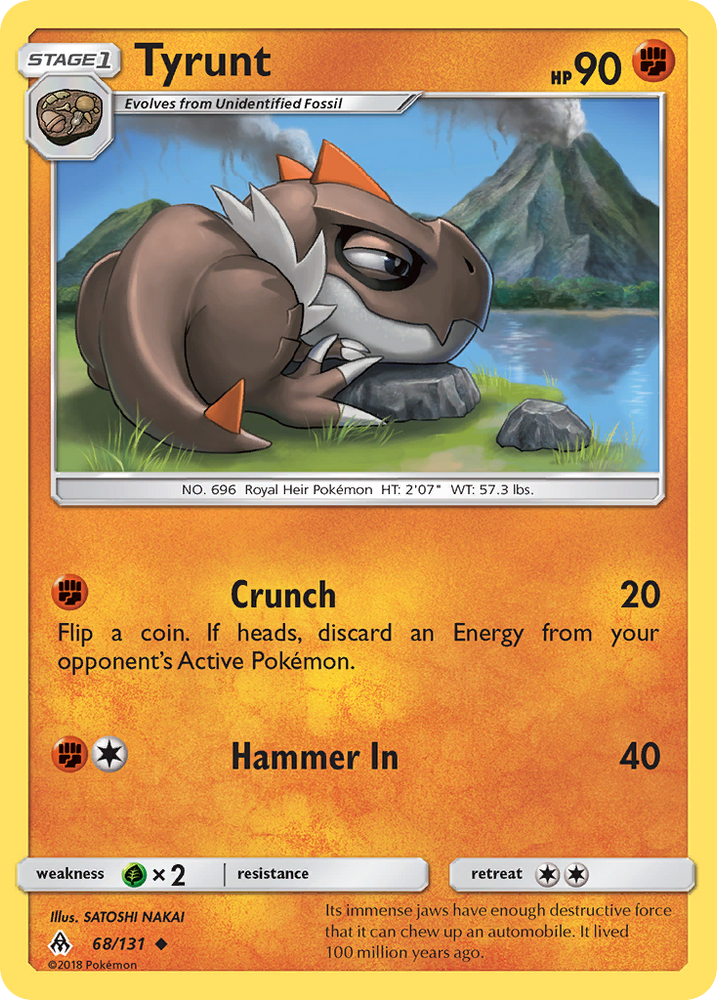 Tyrunt (68/131) [Sun & Moon: Forbidden Light] Pokémon