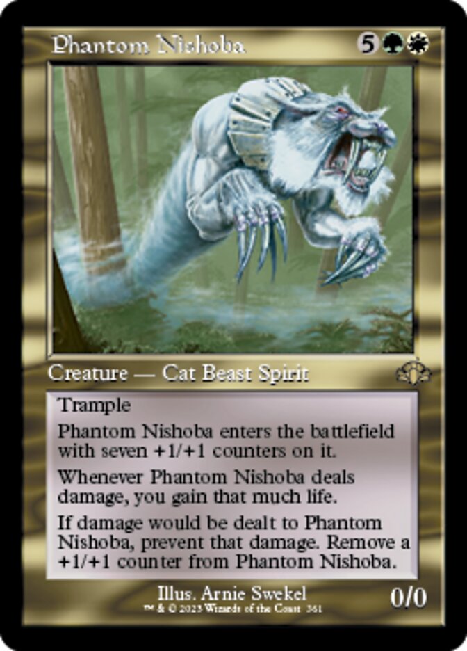 Phantom Nishoba (Retro) [Dominaria Remastered] Magic: The Gathering