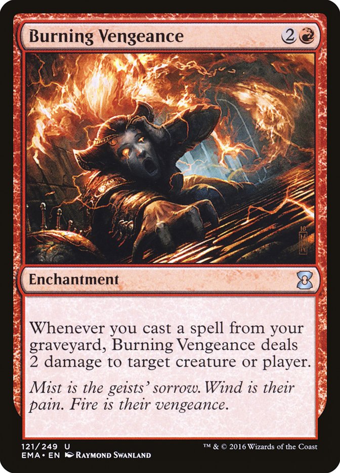 Burning Vengeance [Eternal Masters] Magic: The Gathering