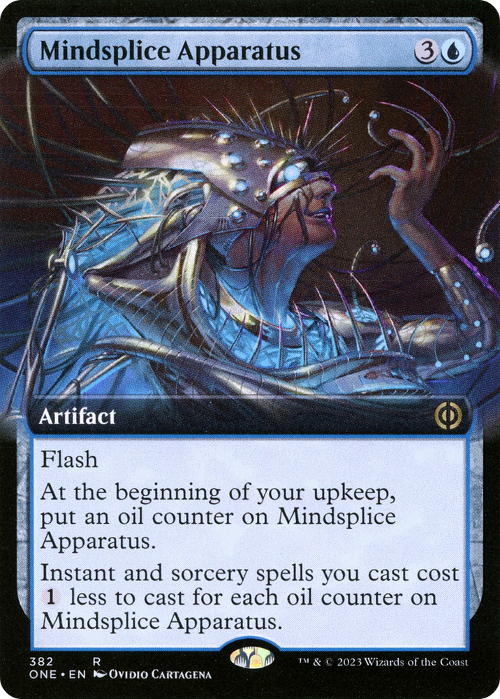 Mindsplice Apparatus (Extended Art) [Phyrexia: All Will Be One] Magic: The Gathering
