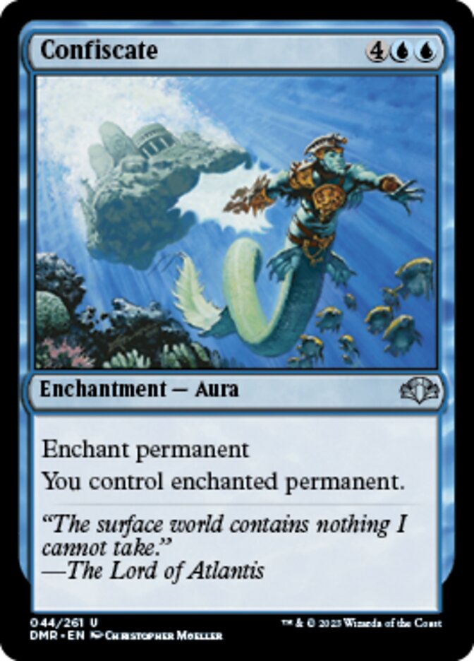 Confiscate [Dominaria Remastered] Magic: The Gathering