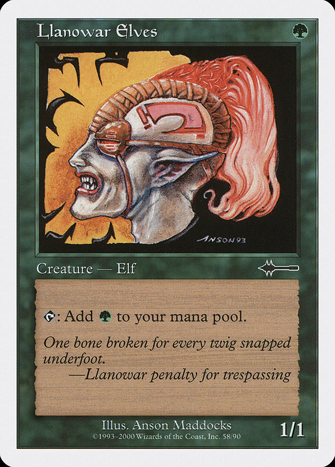 Llanowar Elves [Beatdown] Magic: The Gathering