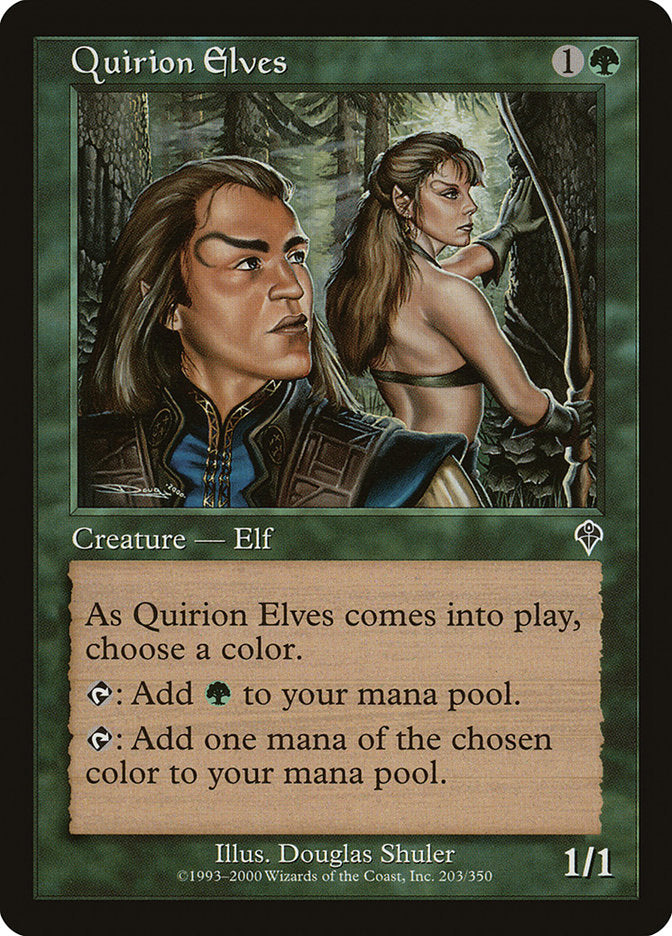 Quirion Elves [Invasion] Magic: The Gathering