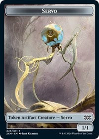 Servo // Thopter (026) Double-Sided Token [Double Masters Tokens] Magic: The Gathering