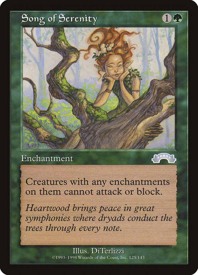 Song of Serenity [Exodus] Magic: The Gathering