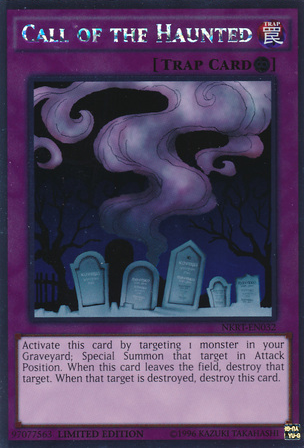 Call of the Haunted [NKRT-EN032] Platinum Rare Yu-Gi-Oh!