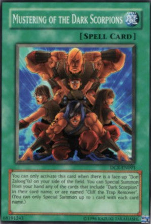 Mustering of the Dark Scorpions [DCR-EN093] Common Yu-Gi-Oh!