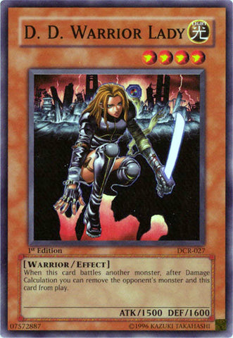 D.D. Warrior Lady [DCR-027] Super Rare Yu-Gi-Oh!