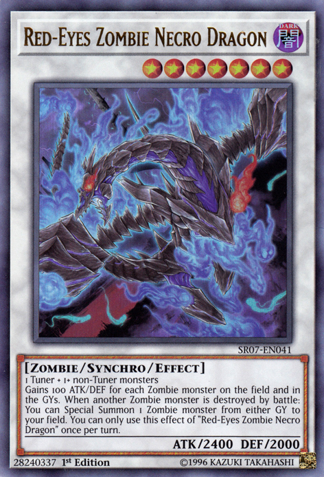 Red-Eyes Zombie Necro Dragon [SR07-EN041] Ultra Rare Yu-Gi-Oh!