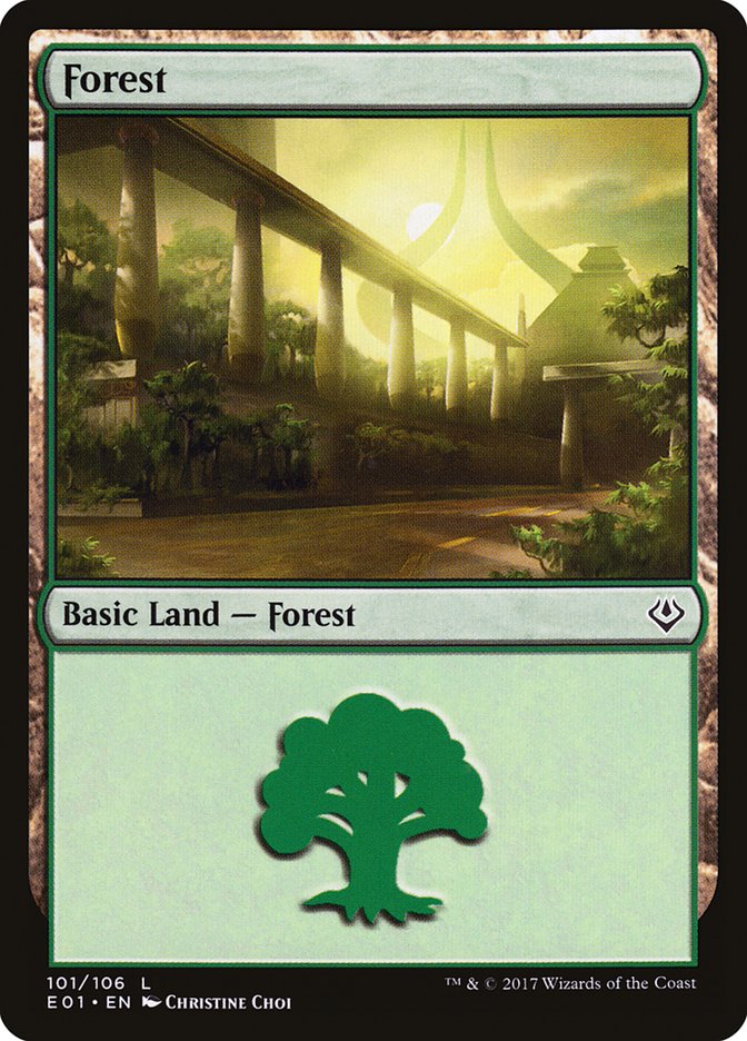 Forest (101) [Archenemy: Nicol Bolas] Magic: The Gathering