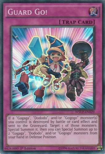 Guard Go! [WSUP-EN029] Super Rare Yu-Gi-Oh!
