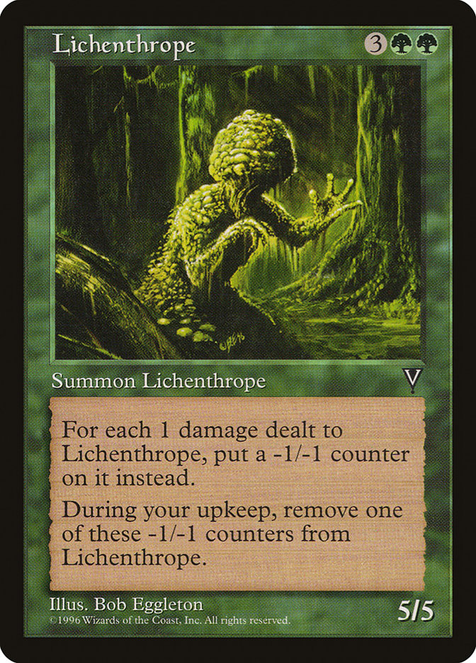 Lichenthrope [Visions] Magic: The Gathering