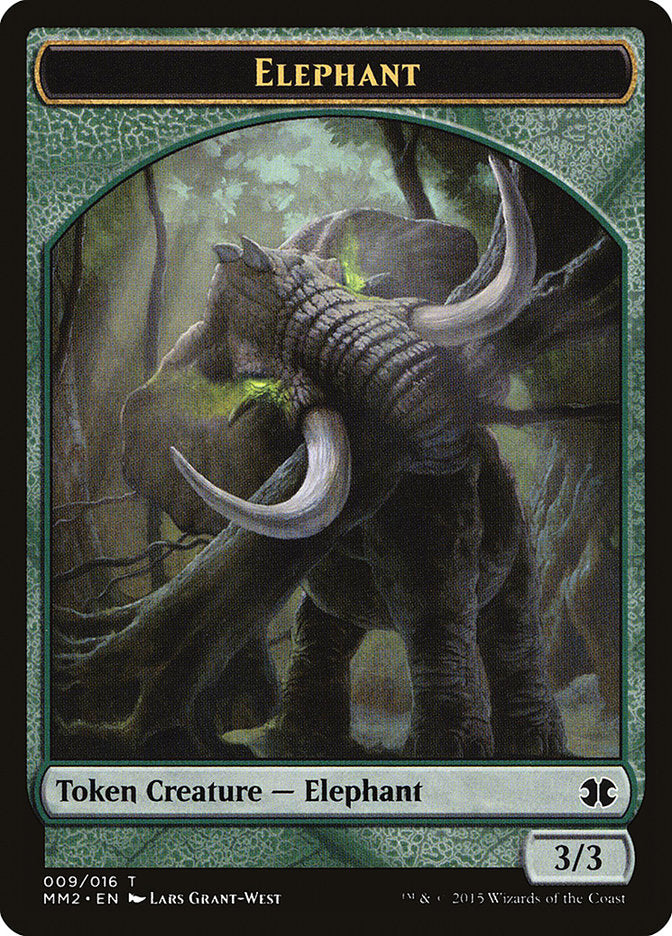 Elephant Token [Modern Masters 2015 Tokens] Magic: The Gathering