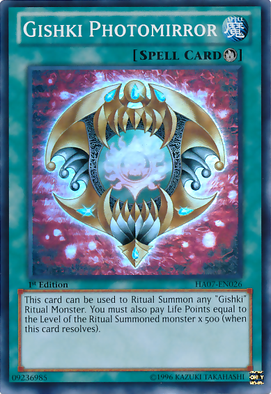 Gishki Photomirror [HA07-EN026] Super Rare Yu-Gi-Oh!