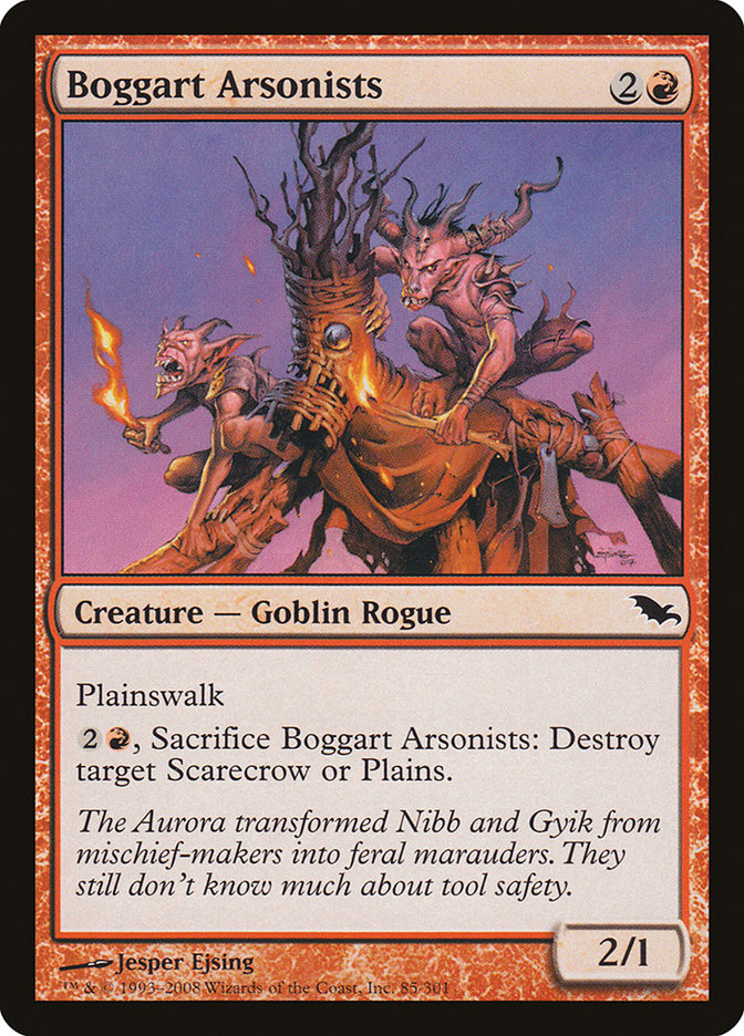 Boggart Arsonists [Shadowmoor] Magic: The Gathering