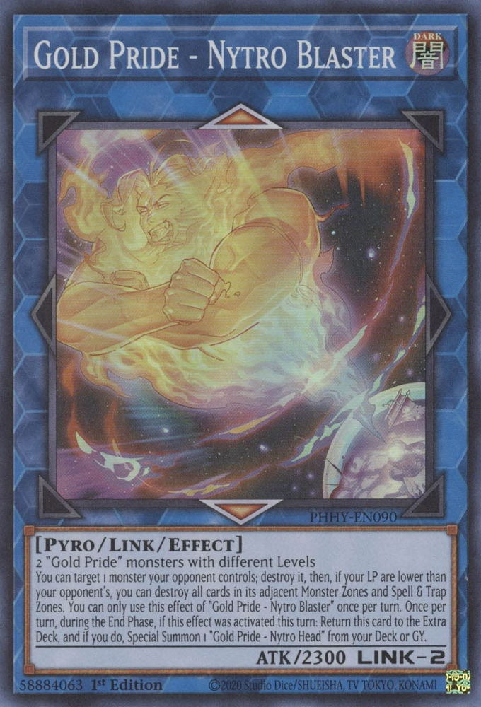 Gold Pride - Nytro Blaster [PHHY-EN090] Super Rare Yu-Gi-Oh!