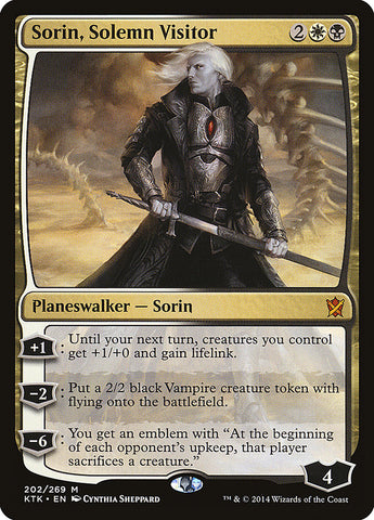 Sorin, Solemn Visitor [Khans of Tarkir] Magic: The Gathering
