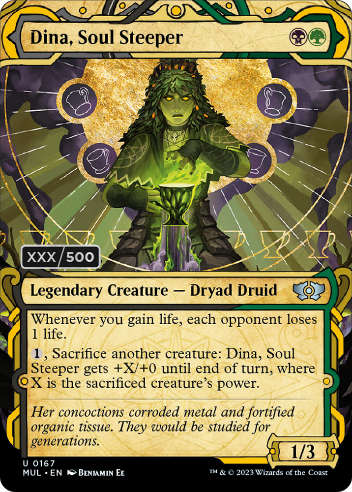 Dina, Soul Steeper (Serialized) [Multiverse Legends] Magic: The Gathering