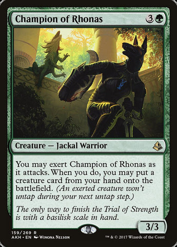 Champion of Rhonas [Amonkhet] Magic: The Gathering