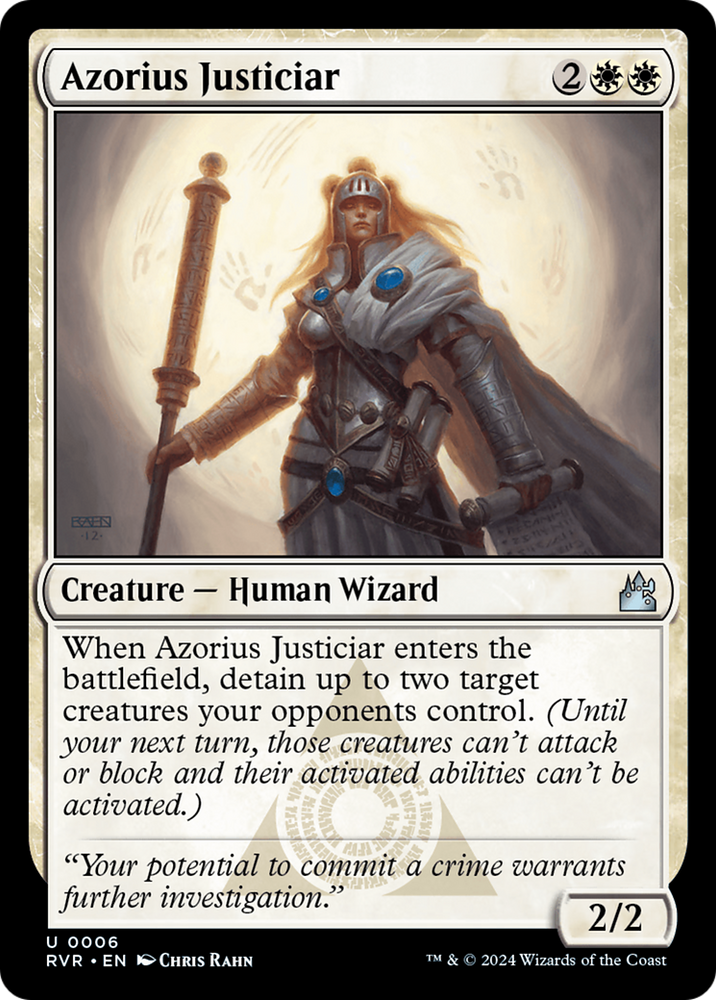 Azorius Justiciar [Ravnica Remastered] Magic: The Gathering