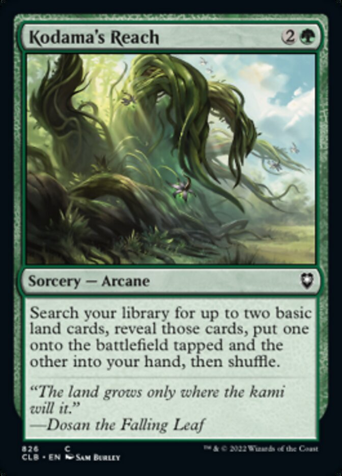Kodama's Reach [Commander Legends: Battle for Baldur's Gate] Magic: The Gathering