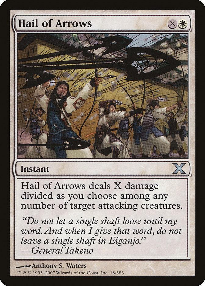 Hail of Arrows [Tenth Edition] Magic: The Gathering