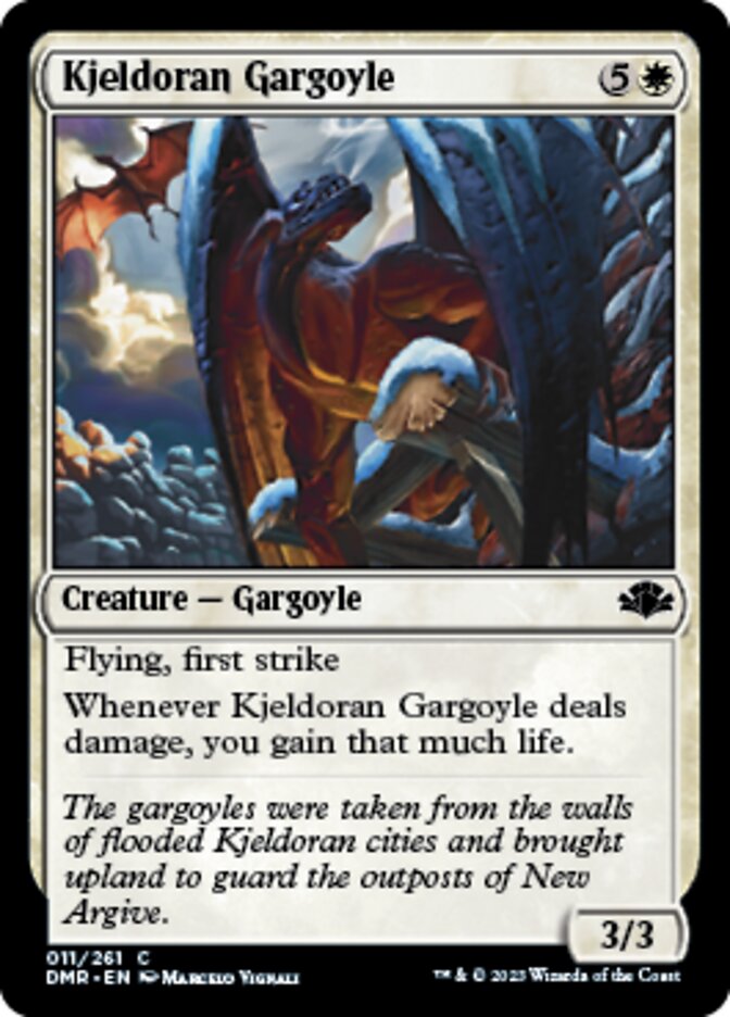 Kjeldoran Gargoyle [Dominaria Remastered] Magic: The Gathering
