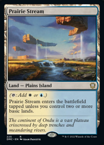 Prairie Stream [Dominaria United Commander] Magic: The Gathering