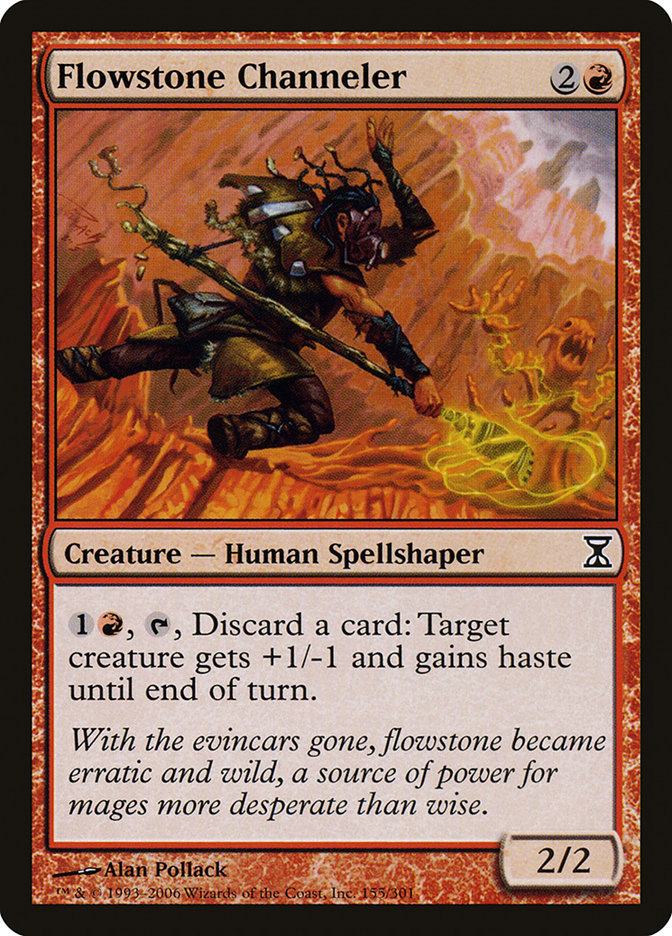 Flowstone Channeler [Time Spiral] Magic: The Gathering