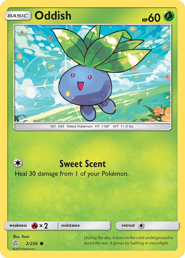 Oddish (2/236) [Sun & Moon: Cosmic Eclipse] Pokémon
