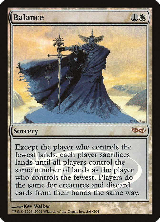 Balance [Judge Gift Cards 2004] Magic: The Gathering