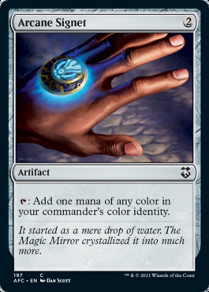 Arcane Signet [Dungeons & Dragons: Adventures in the Forgotten Realms Commander] Magic: The Gathering