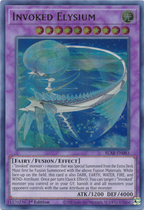 Invoked Elysium [BLAR-EN083] Ultra Rare Yu-Gi-Oh!