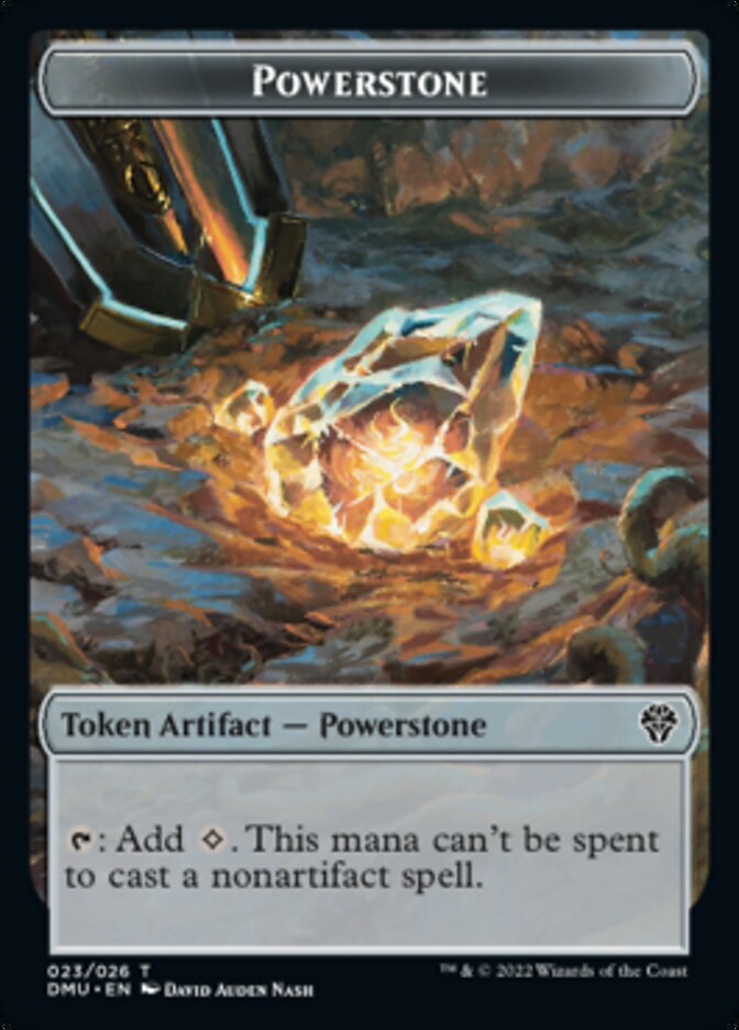 Powerstone Token [Dominaria United Tokens] Magic: The Gathering